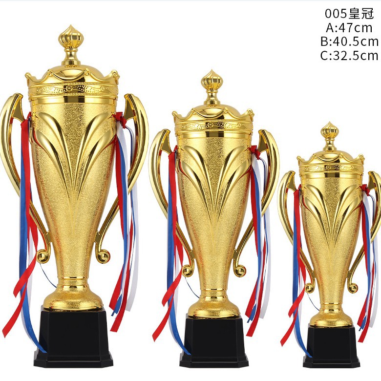 Nuevo trofeo de plástico de cuerpo de taza de sirena, trofeo para eventos de baloncesto y fútbol, trofeo de taza de tapa de orejas