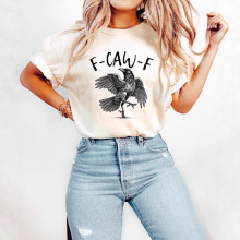 �羳�W�aComfort Colors F-Caw-F T-Shirt, Halloween TShirt, Fa