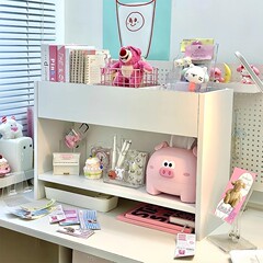 书架桌面置物架学生宿舍整理展示柜书柜储物柜靠墙一体简易矮柜子
