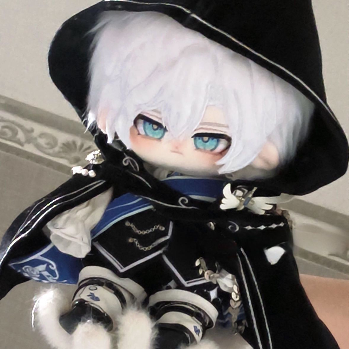 Original fan-made Honkai Impact 3rd Starry Sky Railway White Calamity 20CM Cotton Doll - High-Value Gift Plush Toy