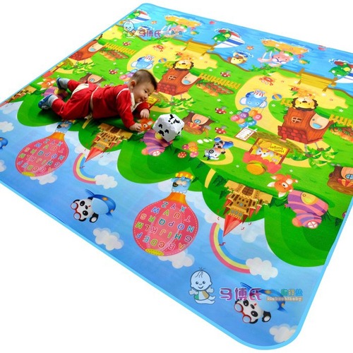 Mabo's double-sided 1.8*1.2 meters double-sided thick 0.5 baby crawling mat crawling mat floor mat