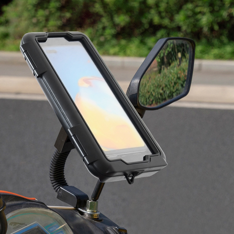 Meituan takeaway Cycling Bicycle waterproof shell electric car motorcycle mobile phone navigation rack outdoor mobile phone rack wholesale Meituan takeaway Cycling Bicycle waterproof shell electric car motorcycle mobile phone navigation rack outdoor mobile phone rack wholesale