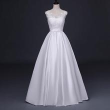 外贸轻婚纱2025秋季新款我无袖简单优雅时尚潮流礼服工厂货源