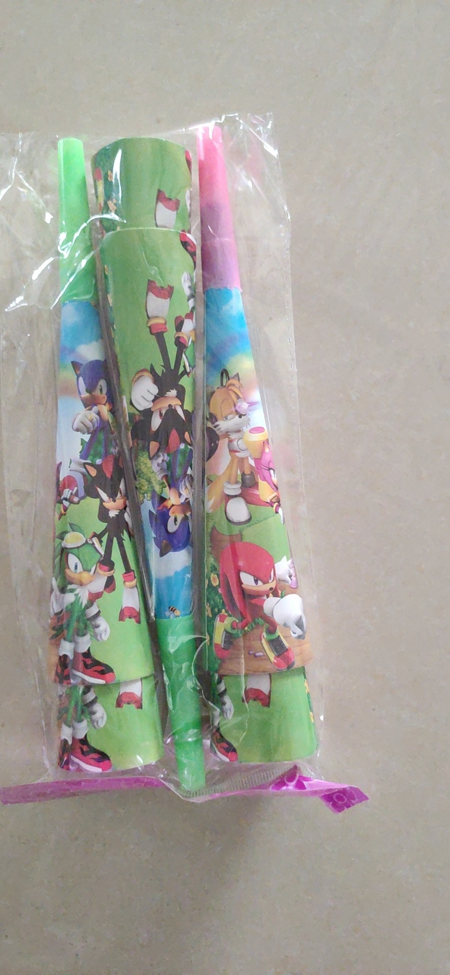 Sonic Hedgehog partido decoración suministros Sonic mantel Sonic cumpleaños traje bandera pastel Tarjeta de inserción