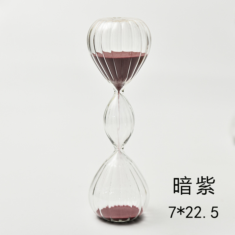 Vidrio creativo reloj de arena de tres capas arte reloj de arena temporizador personalidad nórdica decoración del hogar fábrica al por mayor