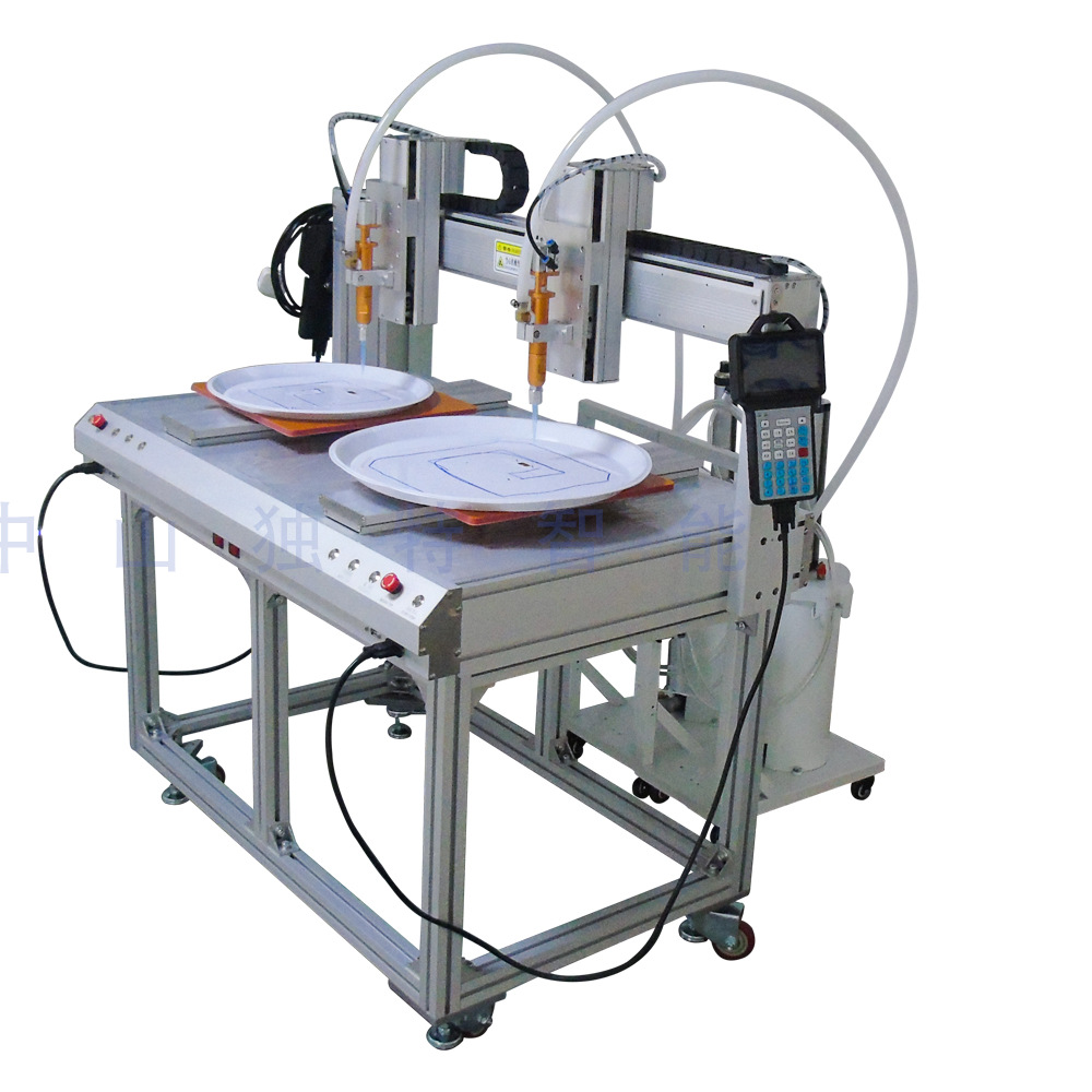 双头双工位自动打胶机DT-656 吸顶灯 面包灯全自动点胶机工厂直供