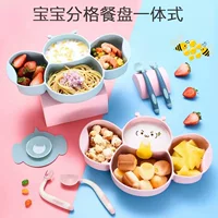 Children's dinner plate for supplementary food, tableware, set