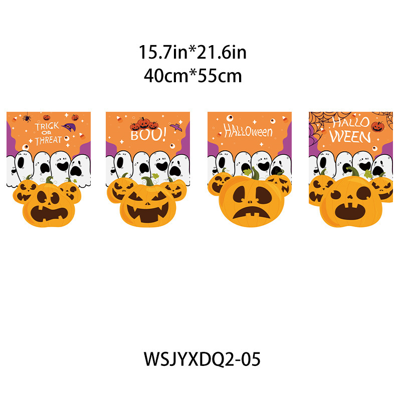Amazon 新しいハロウィンゴーストカボチャパーティーデコレーションハンギングハロウィン異性ドアハンギングセットペンダント|undefined