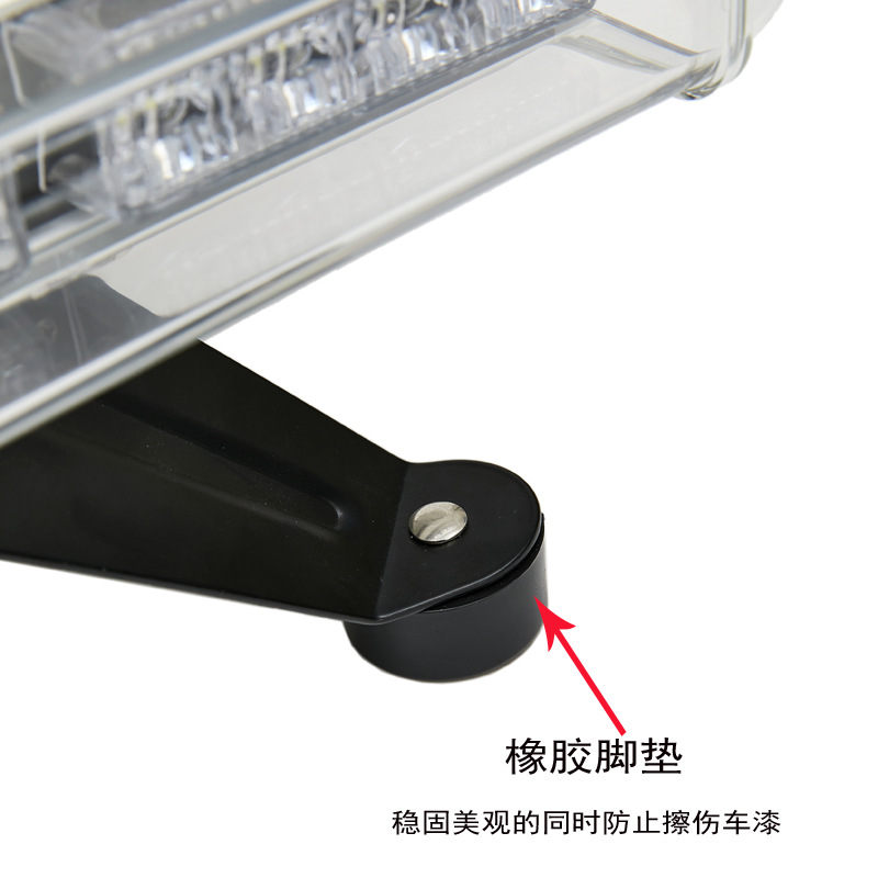 High-power LED long-row warning light, strobe light, Bluetooth MP3 siren speaker 1.6m Strobe light 8400-4H