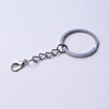 Keychain, metal chain with zipper, pendant, accessory, wholesale