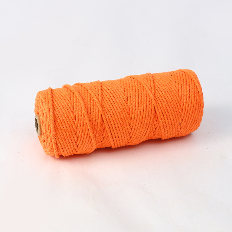 2mm3mm4mmマルチ仕様カラー手作りコットンロープ素材ボトル缶巻き手工芸品編みコットンロープ素材|undefined