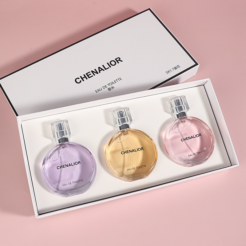 CHENALIOR perfume set polvo encuentro violeta perfumes encuentro perfumes duraderos para mujeres caja de regalo transfronteriza