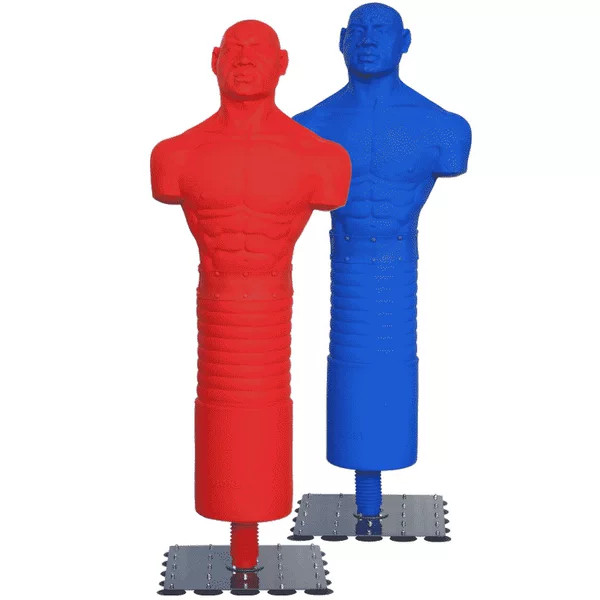Silicone Floor-Standing Human-Shaped Punching Bag, Freestanding Sandbag for Taekwondo, Thickened Silicone