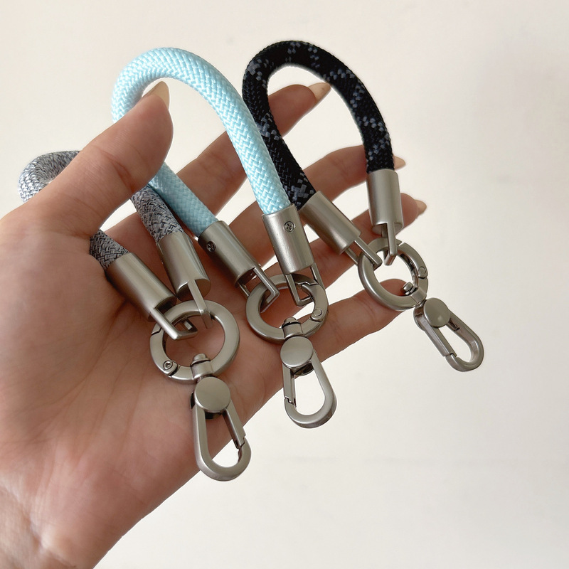 Mobile Phone Rotating Adjustable Lanyard Short Strap Anti-Theft Wrist Clip Universal High-End Durable Outdoor Sturdy Keychain