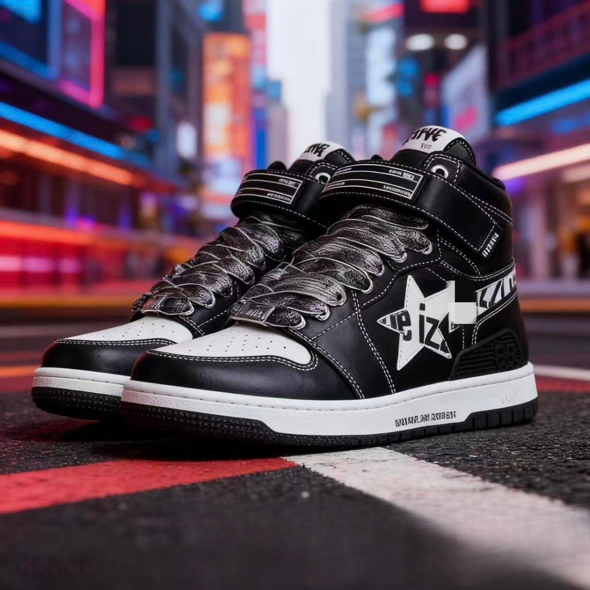 莆田纯原A BATHING APE SKA 舒适休闲高帮 时尚板鞋