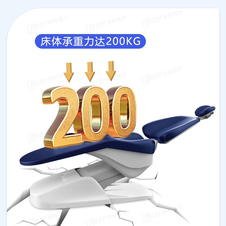 Silla dental, clínica dental, cama elevadora eléctrica para pacientes, silla ergonómica, silla de tratamiento integral dental, encías