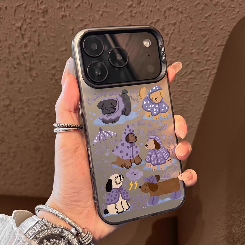 Lightweight and Skin-Friendly, Suitable for Apple iPhone 17 Phone Case, Xiaomi 17 Cute Mate80 Raincoat Puppy Protective Cover