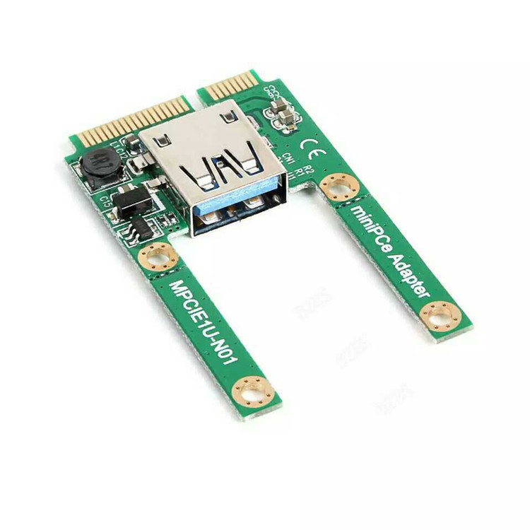 笔记本mini PCI-e转USB转接卡mini pcie转usb2.0扩展卡内置接收器
