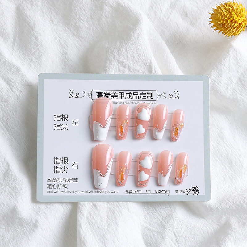 Usar parches de uñas de manicura pequeño libro rojo nuevo otoño y invierno suave tipo de uso de alta sensibilidad corta productos hechos a mano