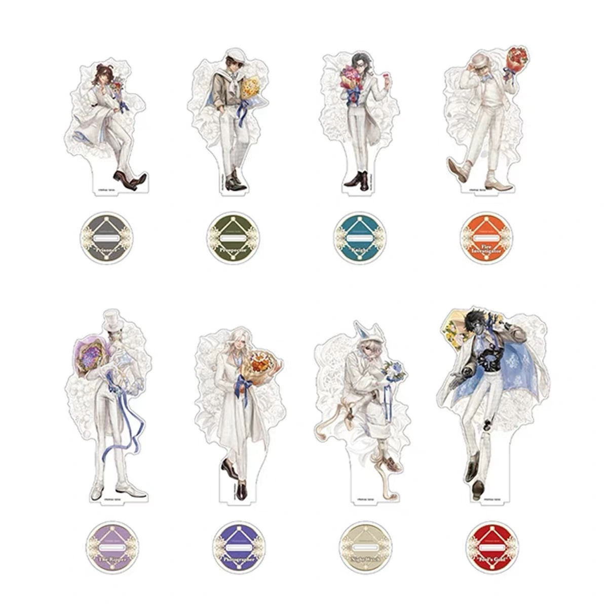 Идентичность 5 Белый конверт креативный семейный ко-бренд acrylic stand card heart-shaped bars postcard