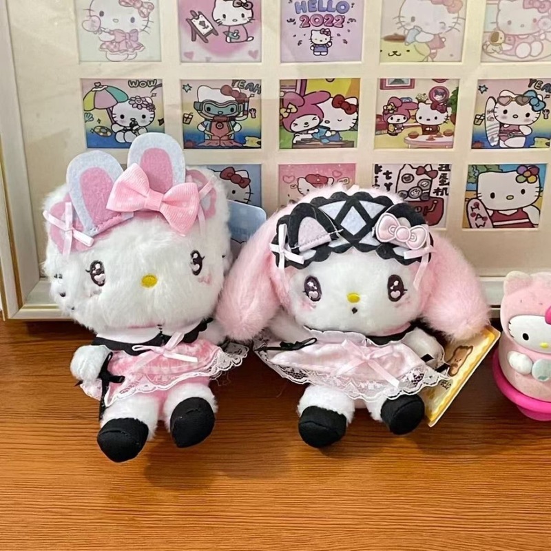 地雷第四世代ハローキティバッグペンダントドリームレースドリームメイドメロディー人形ペンダントキーホルダー|undefined
