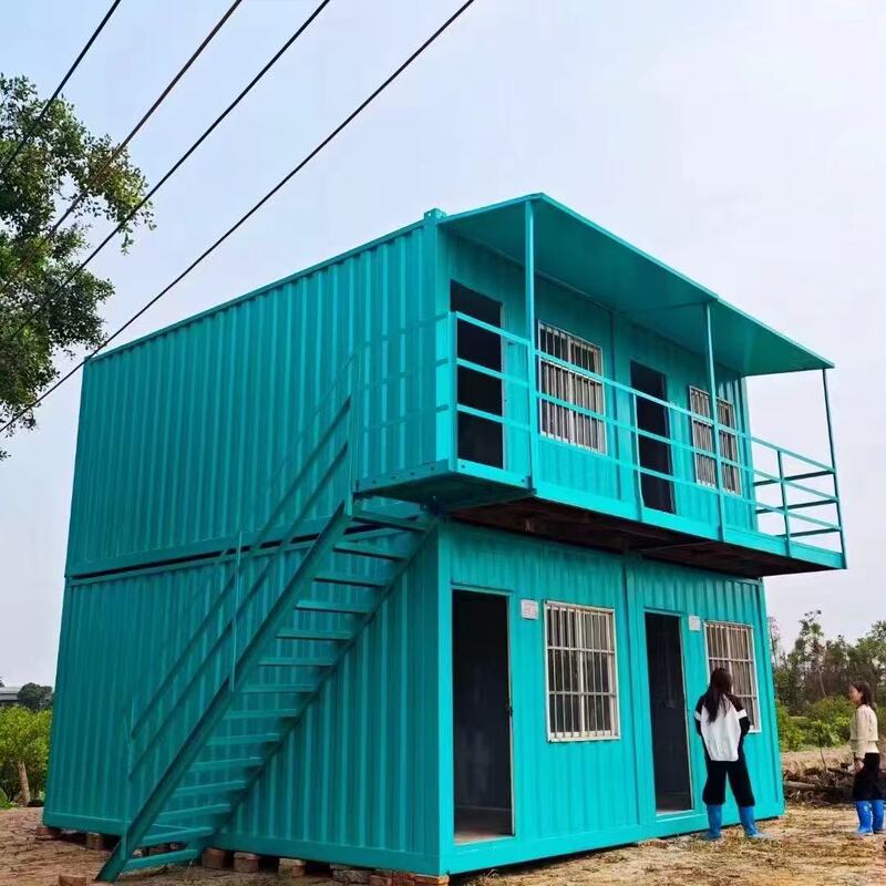 Construction Site Container Fixed Welding Large Wave Fireproof 3× 6m Habitable Container House Prefabricated Container