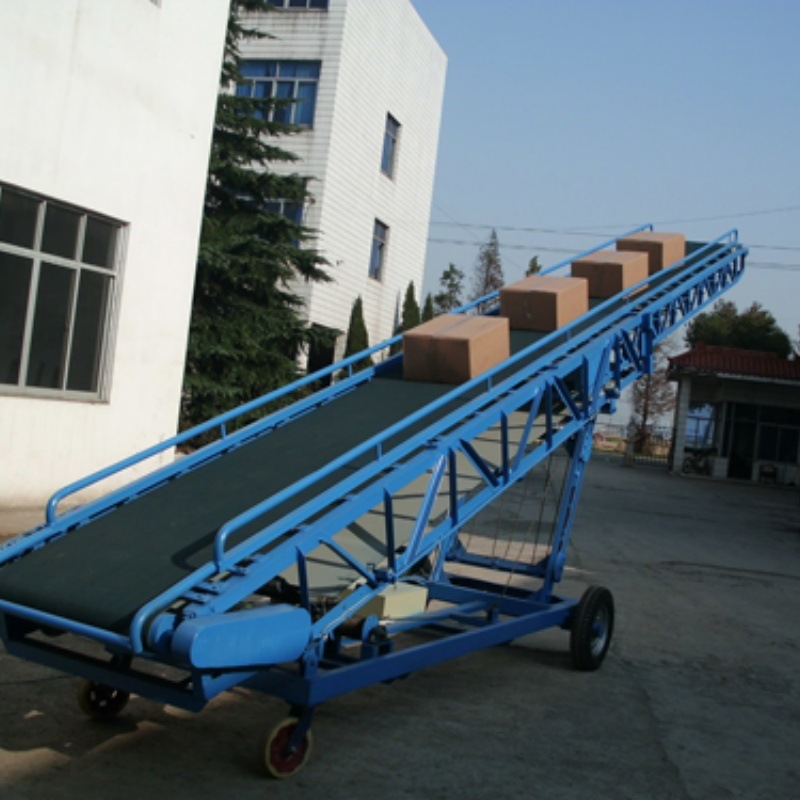 池州物流爬坡机流水线输送机装卸输送带耐磨钢丝耐用皮带物流专用