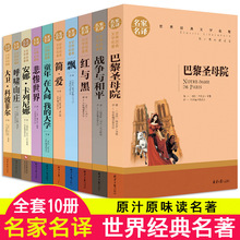 世界名著的书简爱巴黎圣母院书籍人间失格飘文学小说正版图书批发