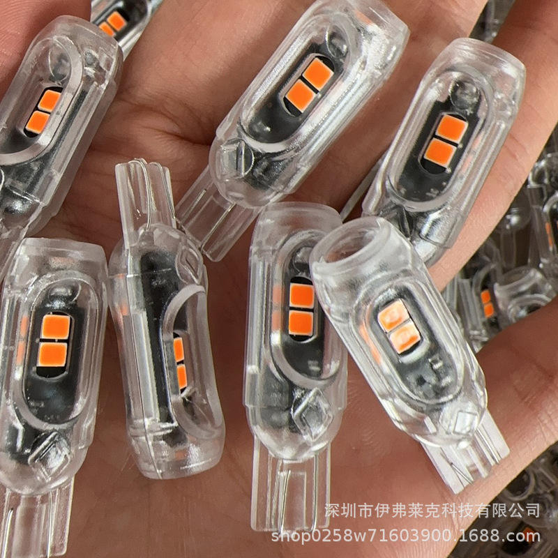 ナンバープレートライト T10 2835 3030 5smd 車 LED ハイライト 5W5 無段階デコード小型車電球幅表示灯|undefined