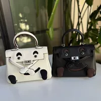 Кожаная сумка-кукла, сумка на одно плечо, новая коллекция, коровья кожа