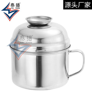 Factory direct fast food cup large capacity thick stainless steel double compartment with lid office worker multi-layer lunch box