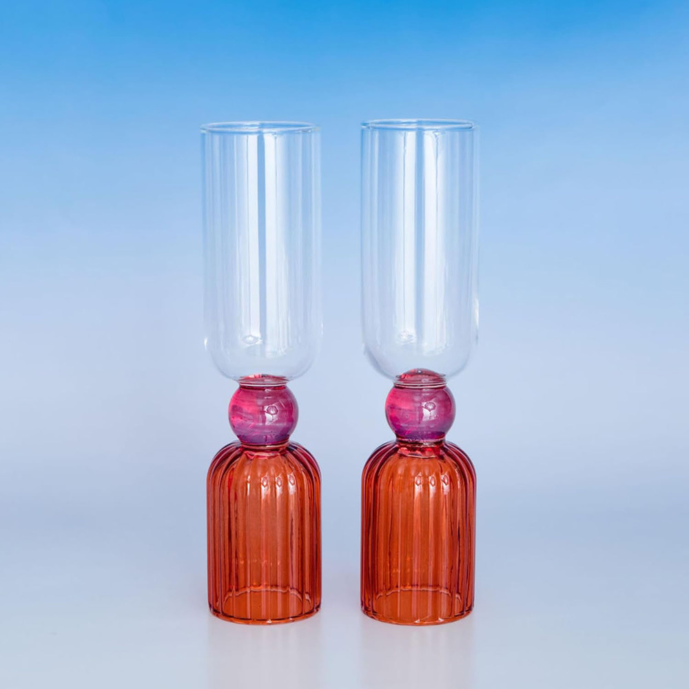 맞춤형 크리 에이 티브 샴페인 레드 와인 유리 키가 큰 칵테일 유리 와인 유리 과일 컵 음료 컵