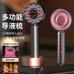頭皮液体導入コーム、微電流、カラーライト、振動、脱毛防止マッサージコーム、育毛器具、ボール液体導入頭皮アプリケーター