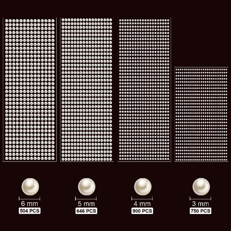 Cross-border explosions pearl stickers handmade DIY jewelry decoration simulation semicircle acrylic pearl stickers in stock wholesale Cross-border explosions pearl stickers handmade DIY jewelry decoration simulation semicircle acrylic pearl stickers in stock wholesale