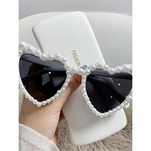 E 36646 Pearl Letter Wedding Party Glasses ������ĸ�����ɶ�