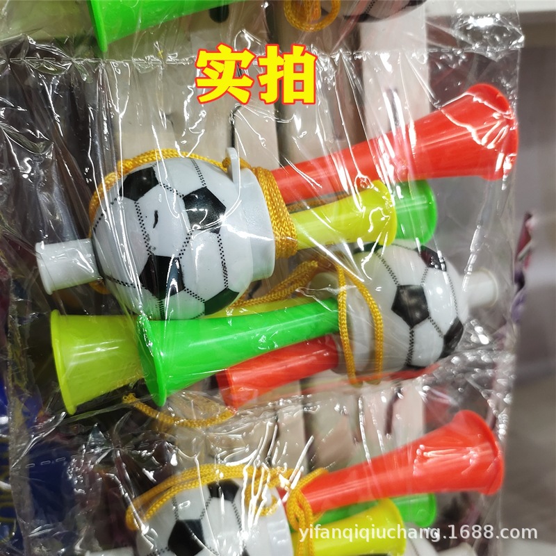 20 niños fútbol trompeta con cuerda juguetes kindergarten recompensa regalos parada objetos de drenaje
