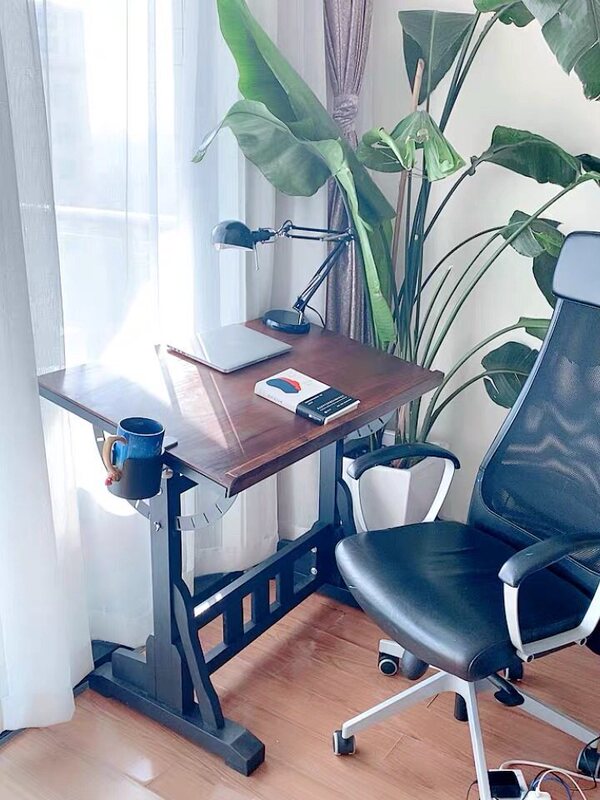 Nordic Art Solid Wood Inclined Surface Hand-Drawing Table Designer Workbench Easel Office Drawing Table Calligraphy Table Nordic Art Solid Wood Inclined Surface Hand-Drawing Table Designer Workbench Easel Office Drawing Table Calligraphy Table