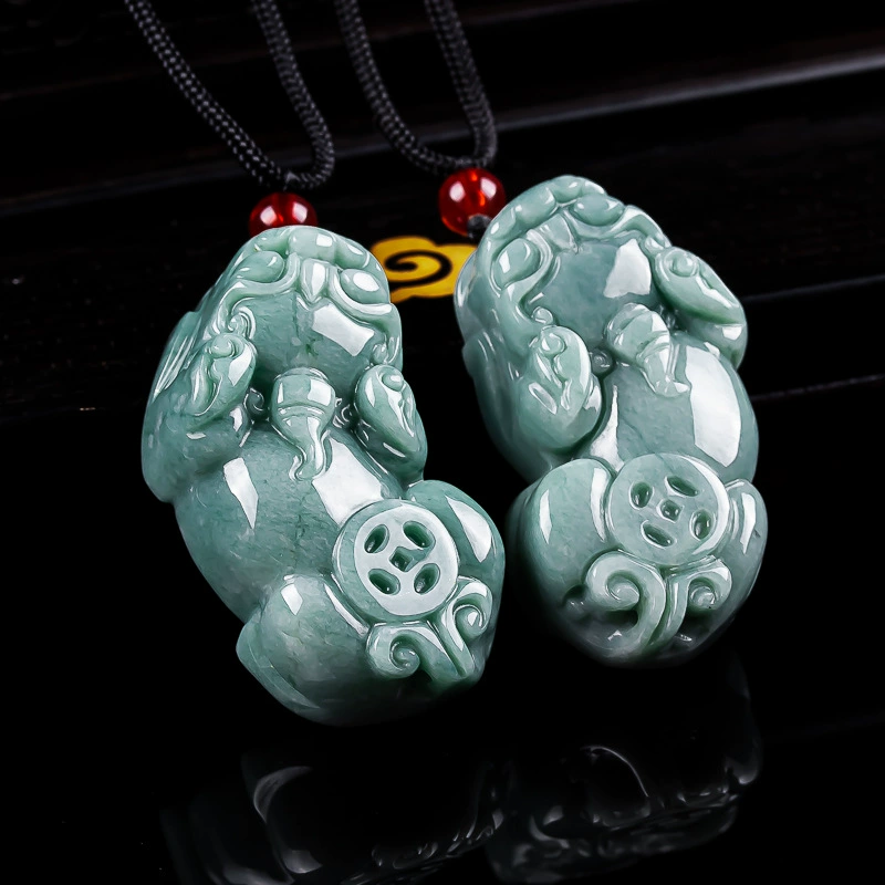 Натуральный нефритовый кулон класса А с изображением Пи Сю, для мужчин и женщин, ювелирные изделия из нефрита Сиху, оптовая продажа нефрита