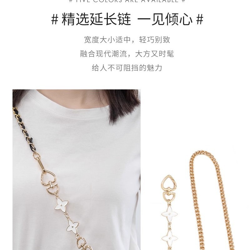 Hengjiang accesorios adecuados para Kouchi Mahjong bolsa accesorios de cadena de la perla bolsa de cadena de extensión con bolsa de la axila cadena decorativa