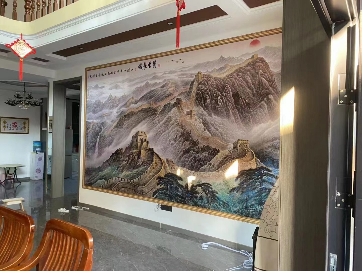 现代简约万里长城