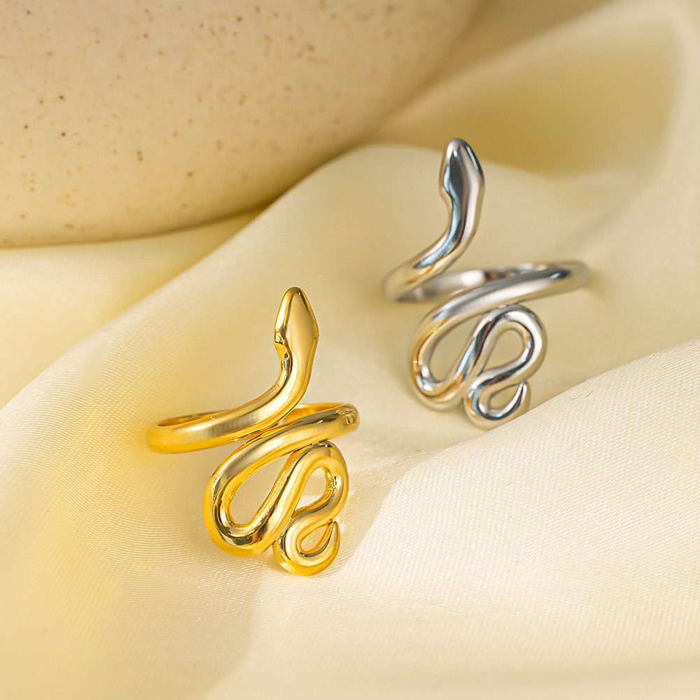 6g Weight PVD Coated Gold Plating Process 18K Gold Plated Plating Material Open Rings Classification 1 Piece Quantity Casual, Daily, Shopping Occasion 304 Stainless Steel Material Heart Shape, Flower, Bow Knot Pattern All Seasons Season Women's Gender Vintage Style, French Style Style Plating Craft Wholesale Jewelry Vintage Style French Style Heart Shape Flower Bow Knot Titanium Steel 18K Gold Plated Plating Open Rings 11