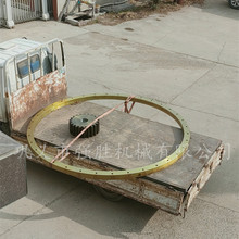 铸钢件烘干机大齿轮 大型煤泥煤炭干燥机滚圈轴承座 过桥总成配件