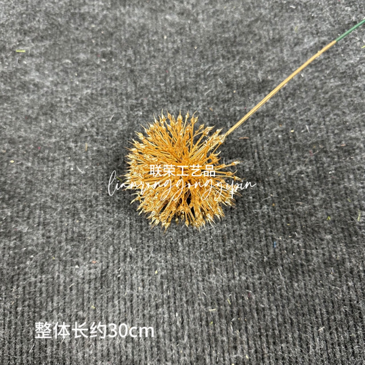 Single green onion ball