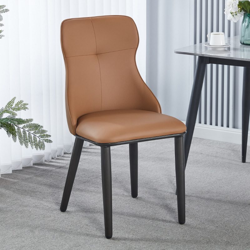 Silla de comedor moderna y simple silla de comedor de lujo ligera silla de comedor silla de mahjong confortable silla de recepción silla de hotel