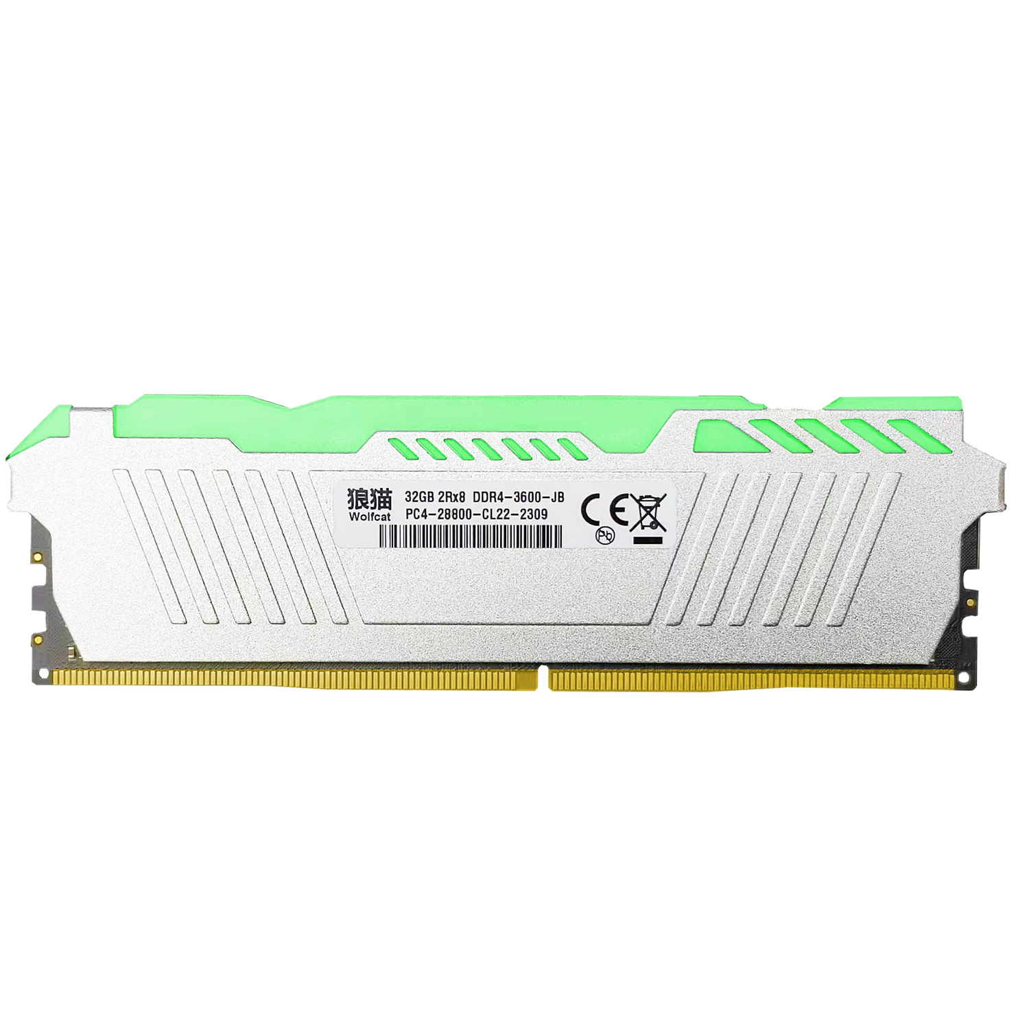 DDR4 память (Wolfcat) 8–32 ГБ, 3200/3600 МГц, RGB-подсветка