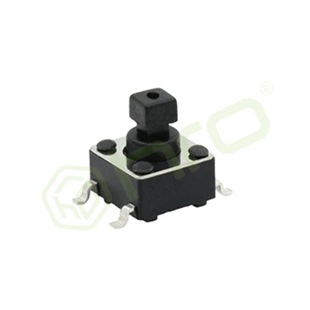 韩荣100万次长寿命,耐高温,6*6*7.3方头轻触开关/贴片式按键/ HRO
