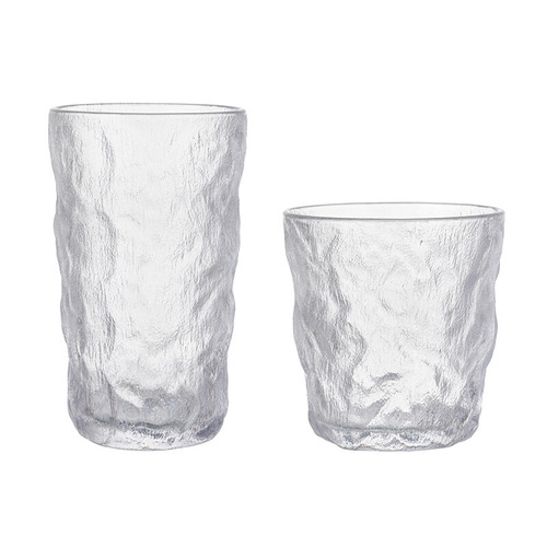 Glacier Glass Cup, Light Luxury, High-End, Household and Office Use, Modern Minimalist Juice Cup, Gift Cup