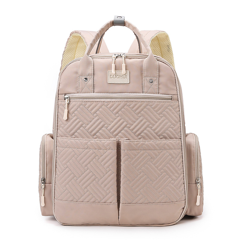 New large-capacity backpack portable mother and baby bag mother travel can hang baby carriage milk bottle bag manufacturers wholesale