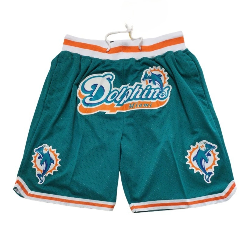 Шорты (JD) в стиле MLB/NFL, с вышитыми логотипами, лёгкие и дышащие, S–XXL
