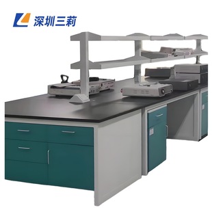 Customized All-Steel Central Experimental Bench All-Steel Experimental Side Bench Laboratory High-Temperature Steel and Wood Experimental Bench